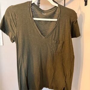 Madewell Olive Green Tee